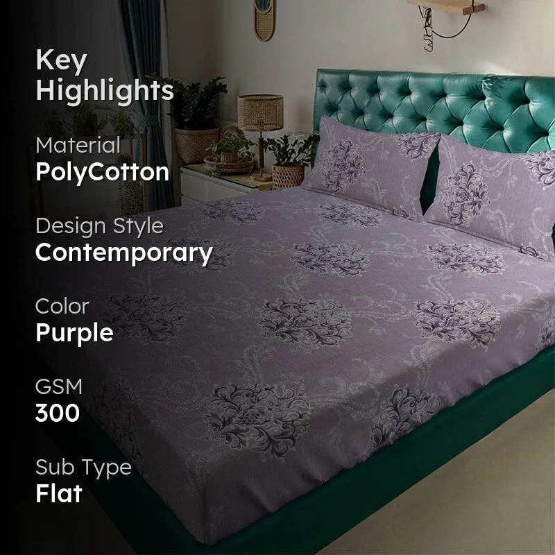 NoirNest Bedsheet - 300 GSM media 2