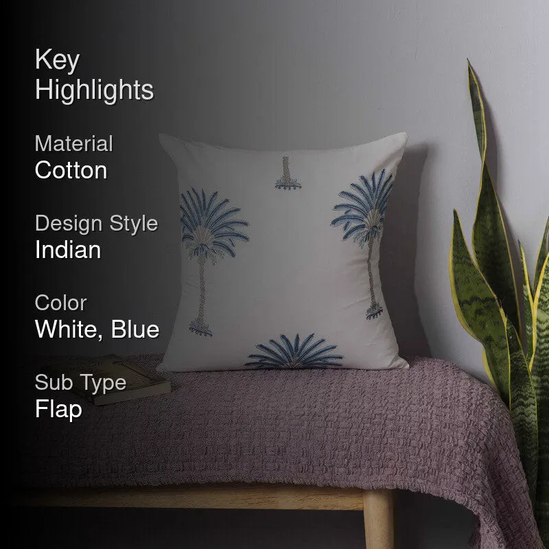 Palm Retreat Cotton Cushion Cover media 2