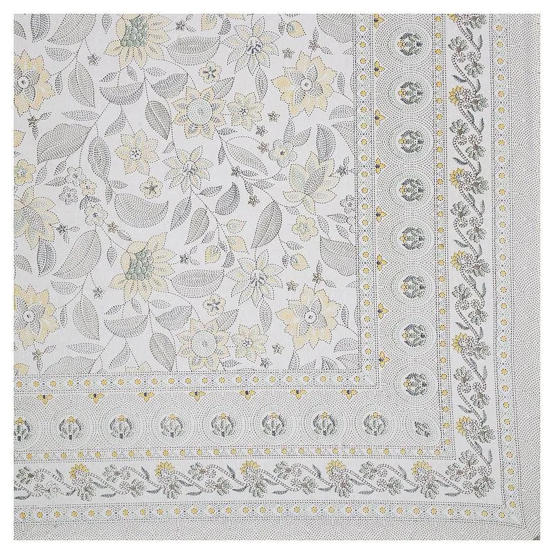 Ansa Flora Diwan Set (Blue) - Eight Piece Set media 6
