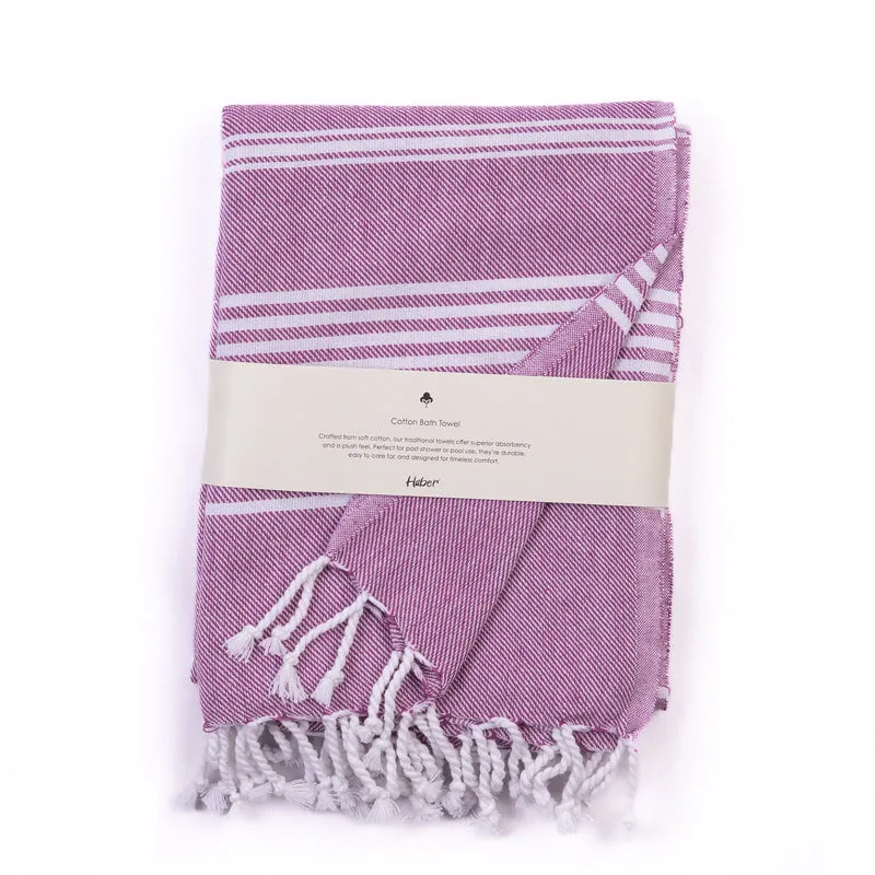 Cotlyn Cotton Bath Towel - Purple media 3