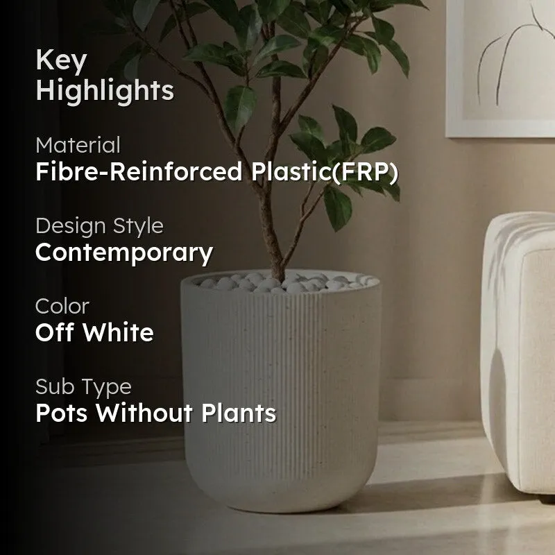Velora Floor Planter - Off White media 2