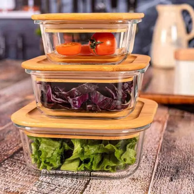 Treat O'Pro Container Box Square (280/450/750 mL) - Set of Three media 1