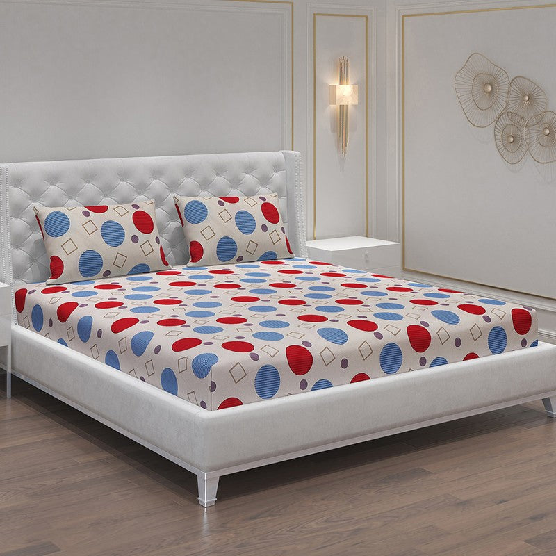 Monte Carlo Doodle Flow Bedsheet - 120 GSM