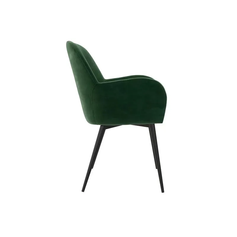 Fernix Metal Accent Chair - Green media 8