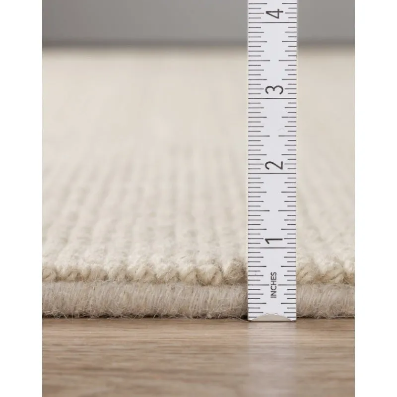 Handloom Hand Loomed Legacy Wool Rug - Cream media 9