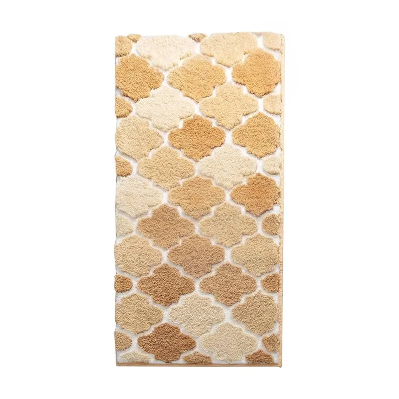 Dune Ellipse Rustic Micro Fiber Runner Rug media 1