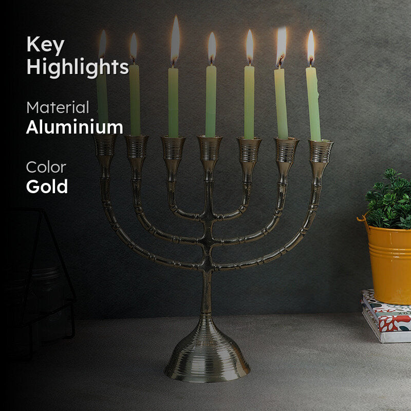 Menorah Candle Holder media 2