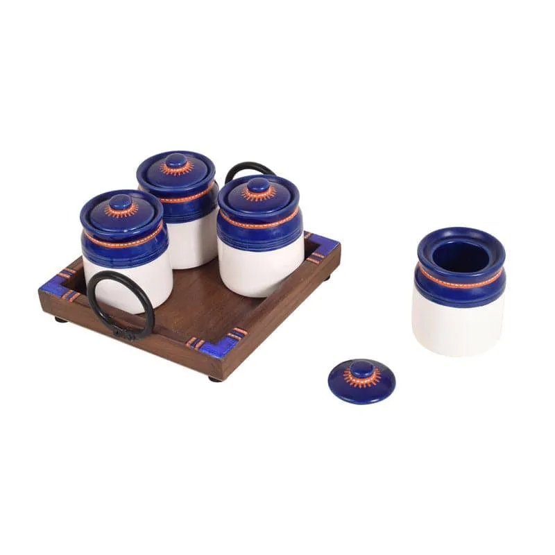 Mycia Storage Jar With Tray (185 ml) - Five Piece Set media 4