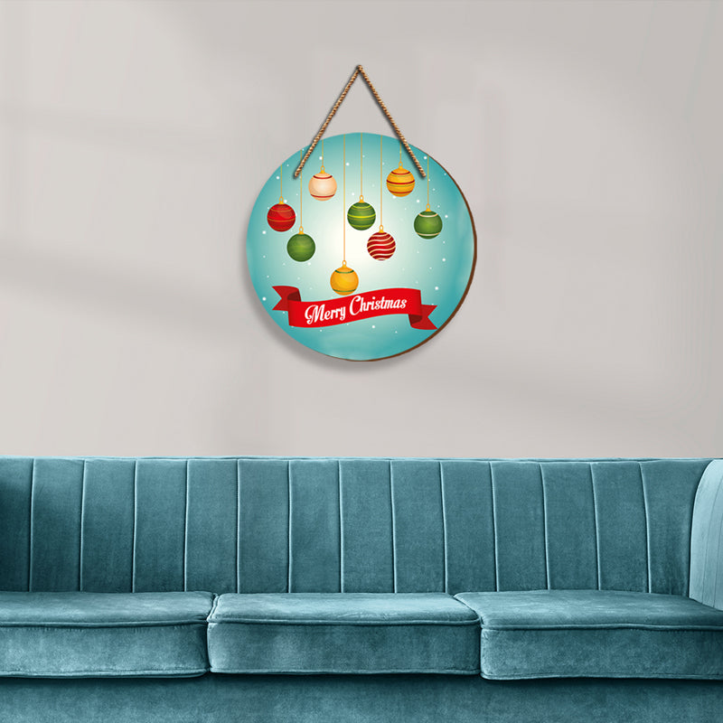 Season's Greetings Festive MDF Wall Hanging media 4