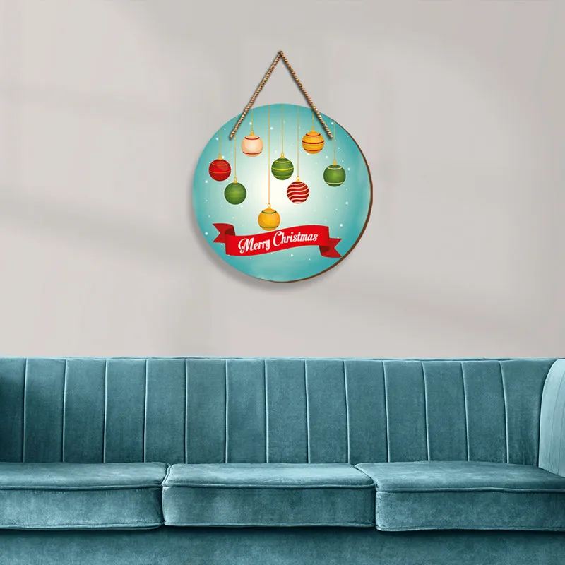Season's Greetings Festive MDF Wall Hanging media 4