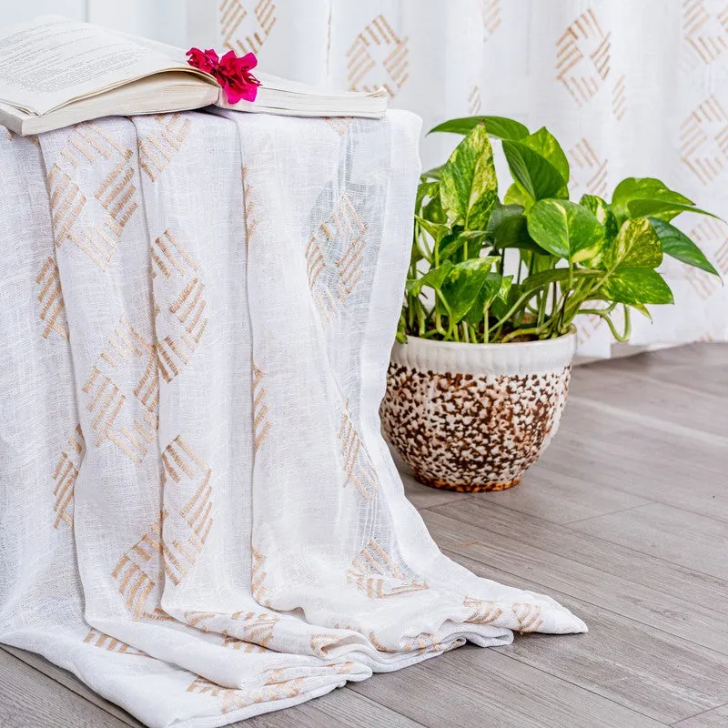 Kivele Modern Motif Curtain - Set Of Two media 5
