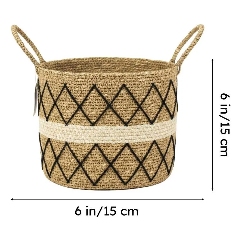 Raaya Sea Grass Natural Fiber Storage Basket media 6