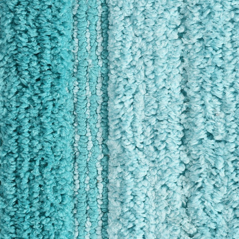 Tranquil Touch Microfiber Bath Mats (Blue) - Set of Two media 3