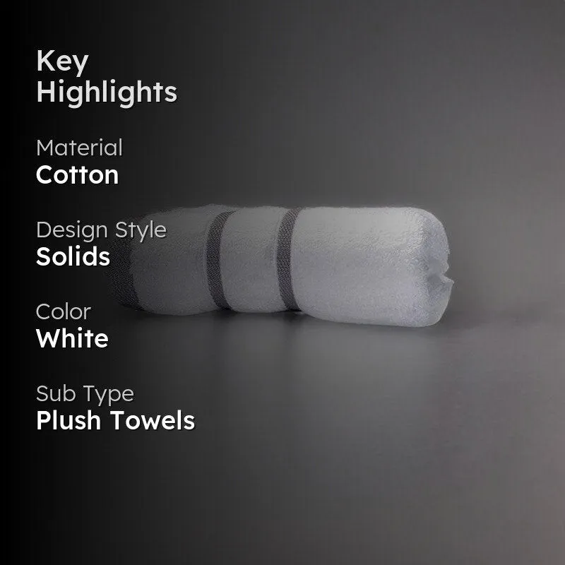 White Oh-so-soft Bath Towel media 2