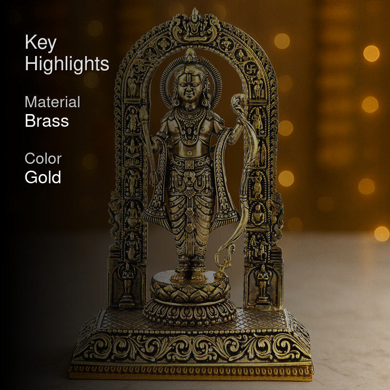 Divine Sriramachandra Brass Idol media 2