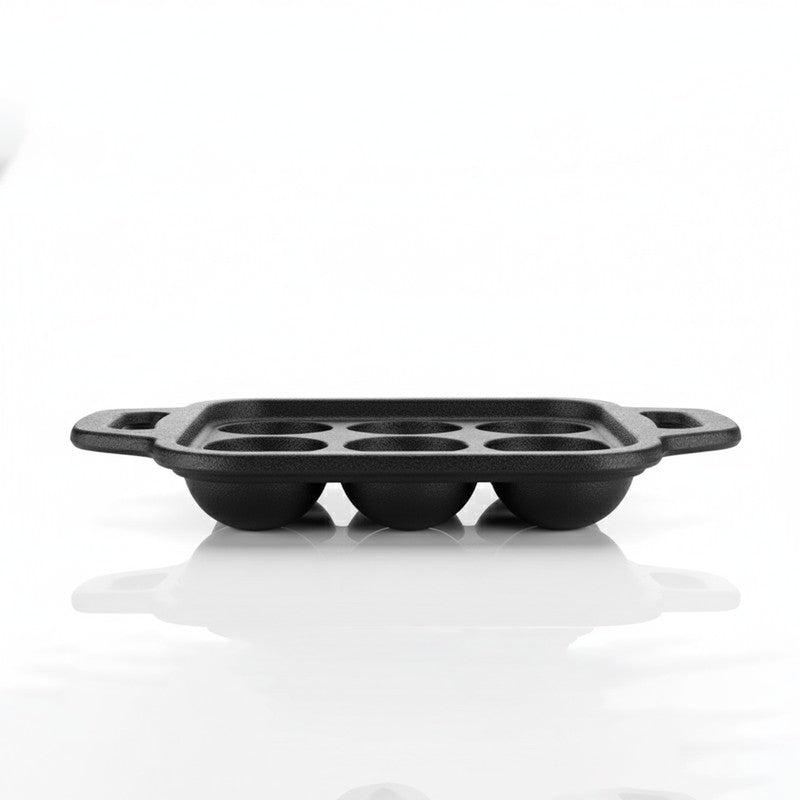 Gripappe Square Cast Iron Paniyaram Pan media 5