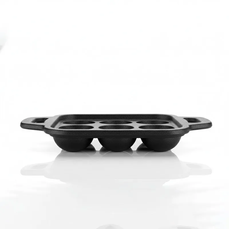 Gripappe Square Cast Iron Paniyaram Pan media 5