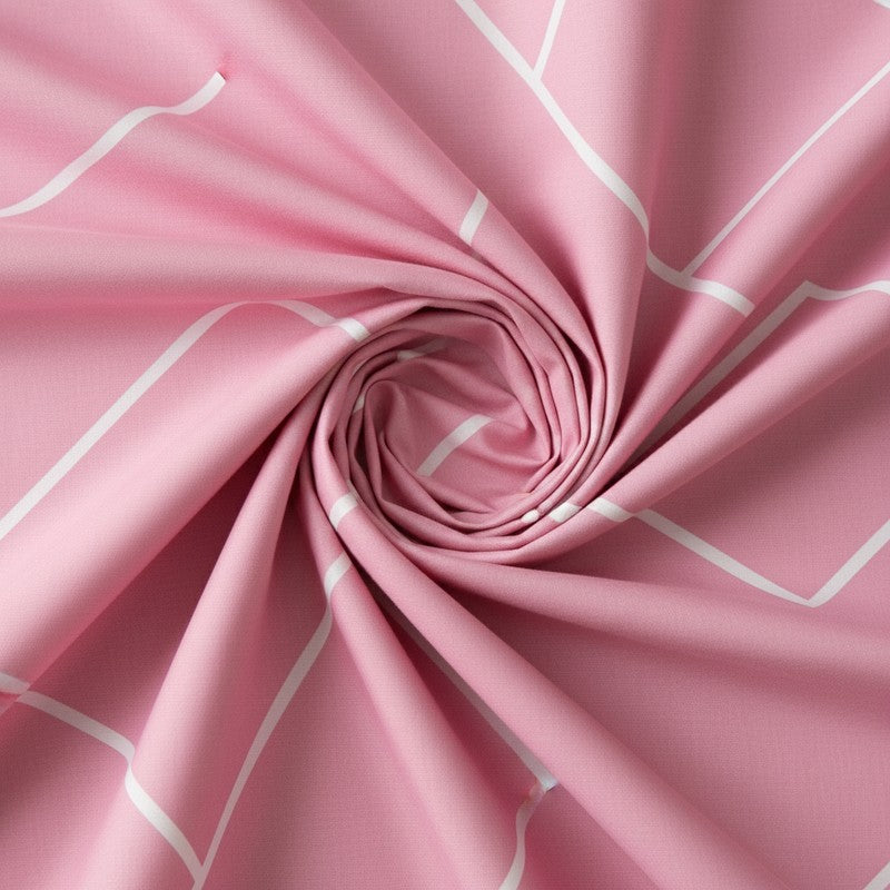 Trance Lines Abstract Microfiber Bedsheet - 140 GSM media 5