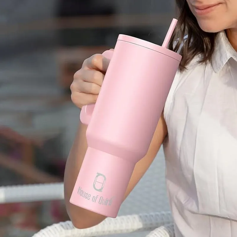 Hydra Boost Stainless Steel Tumbler (1200 ML) - Pink media 8
