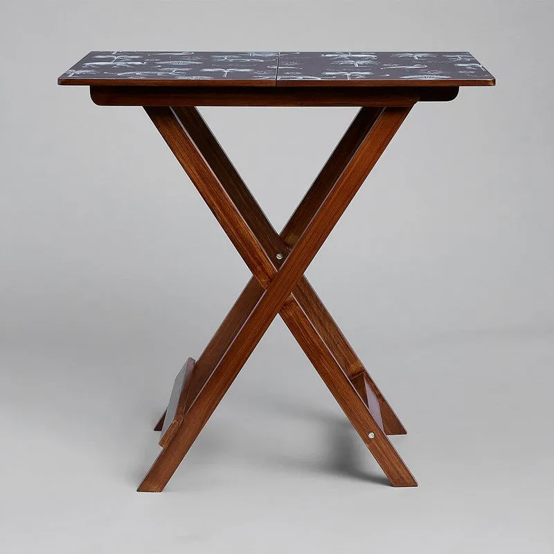 India Circus Wood Animalia Folding Side Table media 6