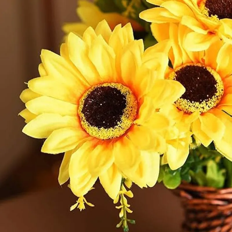 Forever Fresh Faux Flowers (Yellow) - Set Of Two media 6