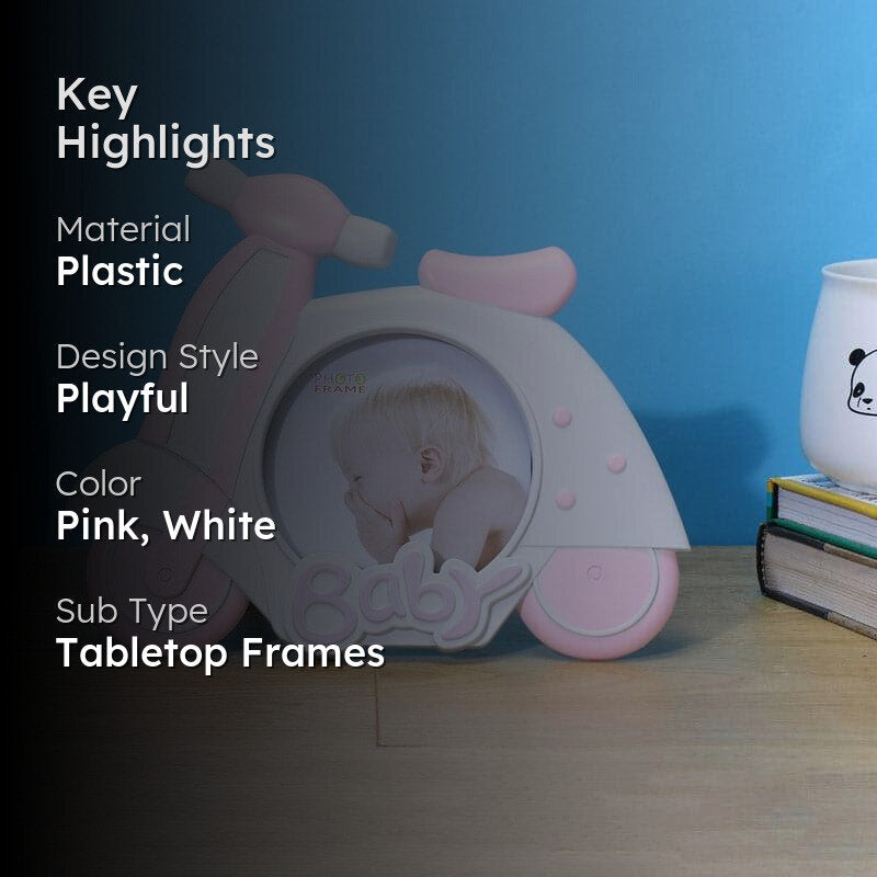 Vroom Vroom Photo Frame - Pink media 2