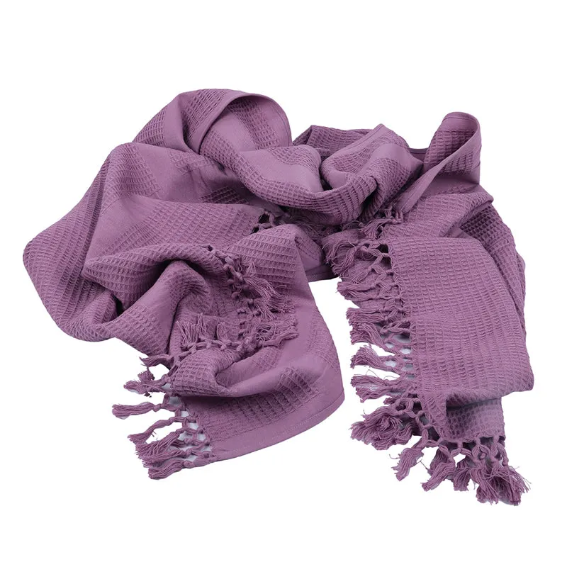 Bliss Cotton Bath Towel - Purple media 6