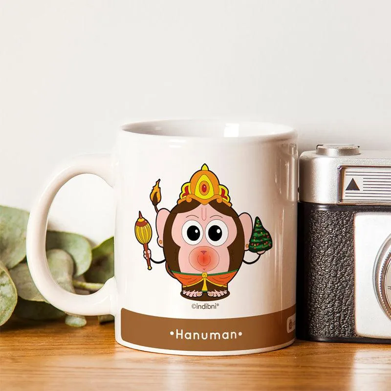 Whimsy Cute Hanuman Ceramic Coffee Mug - 300 mL media 1