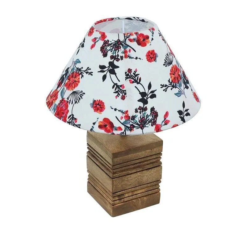 Blossom Cube Fabric Table Lamp - Multicolor media 4