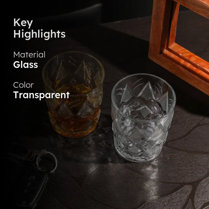 Olivar Whiskey Glass(385 mL) - Set Of Two media 2