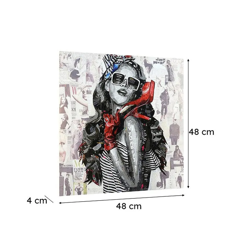 Lady Lio Canvas Wall Painting media 6