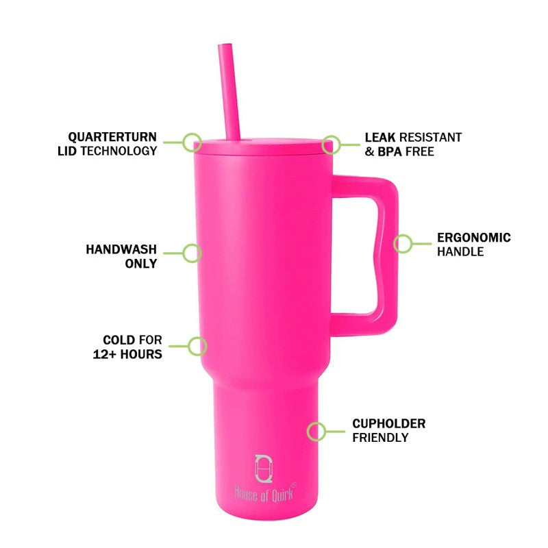 Hydra Boost Stainless Steel Tumbler (1200 ML) - Raspberry image 3