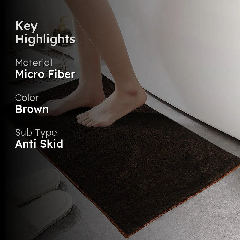 Lois Anti Skid Bath Mat - Brown media 2
