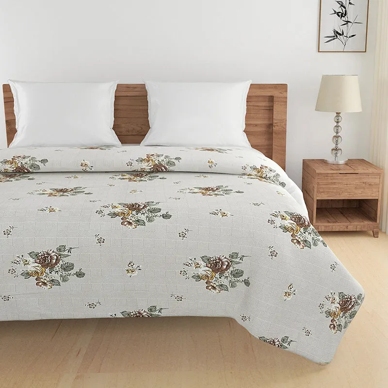 Swayam Dalila Cotton Comforter (Brown) -150 GSM media 3