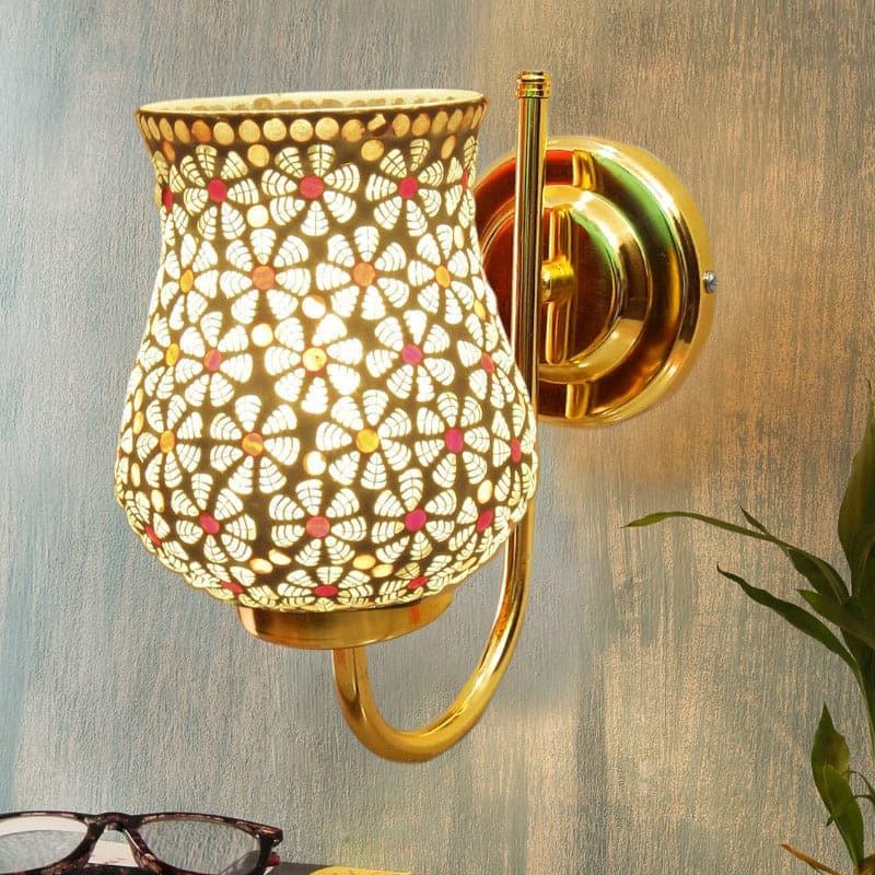 Ivory Floral Mosaic