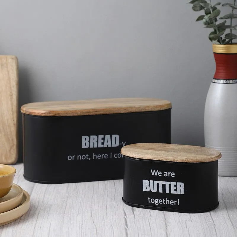 Eco Friendly Storage Bread Box - Two Piece Set media 1