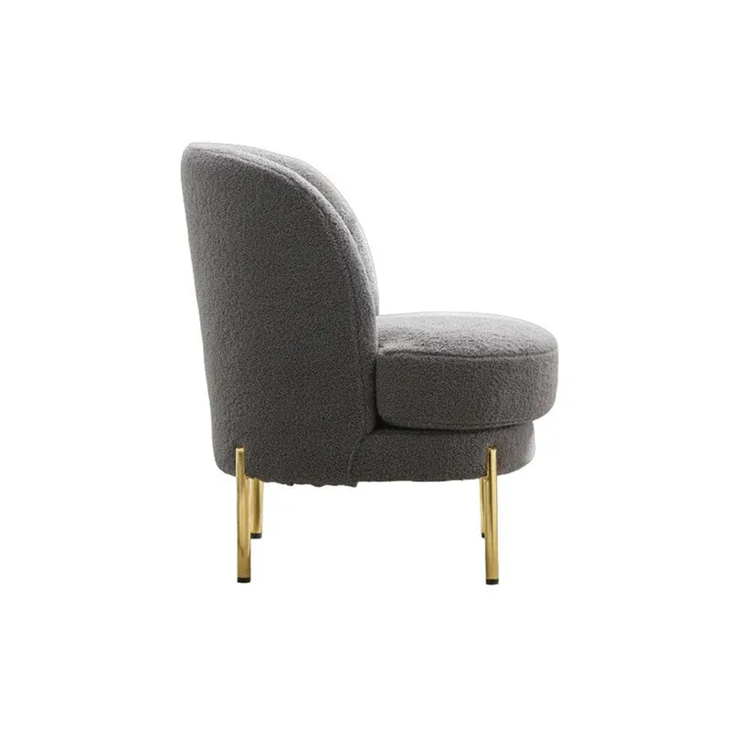 Calyra Neem Wood Accent Chair - Grey media 6