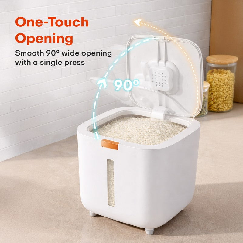 Rioware Pure Store Plastic Rice Container - 5 L media 4