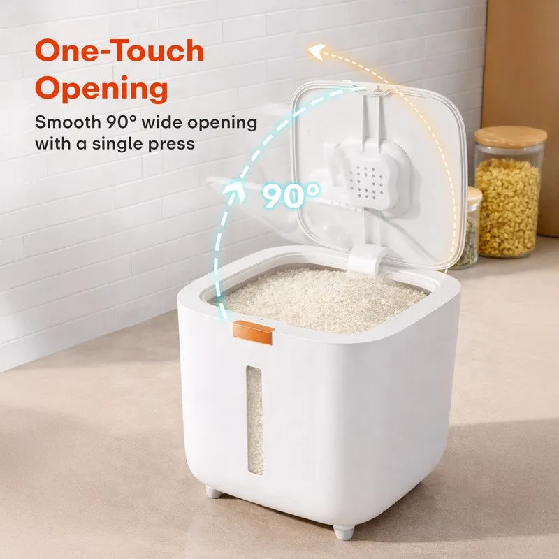 Rioware Pure Store Plastic Rice Container - 5 L media 4