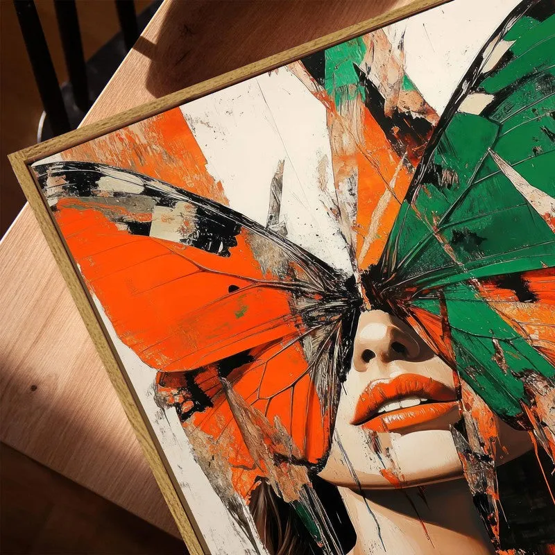 Modern She Canvas Wall Art With Frame media 5