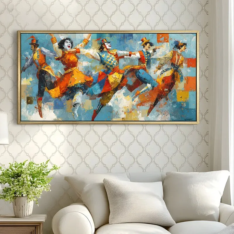 Jubilant Canvas Wall Painting With Frame media 4