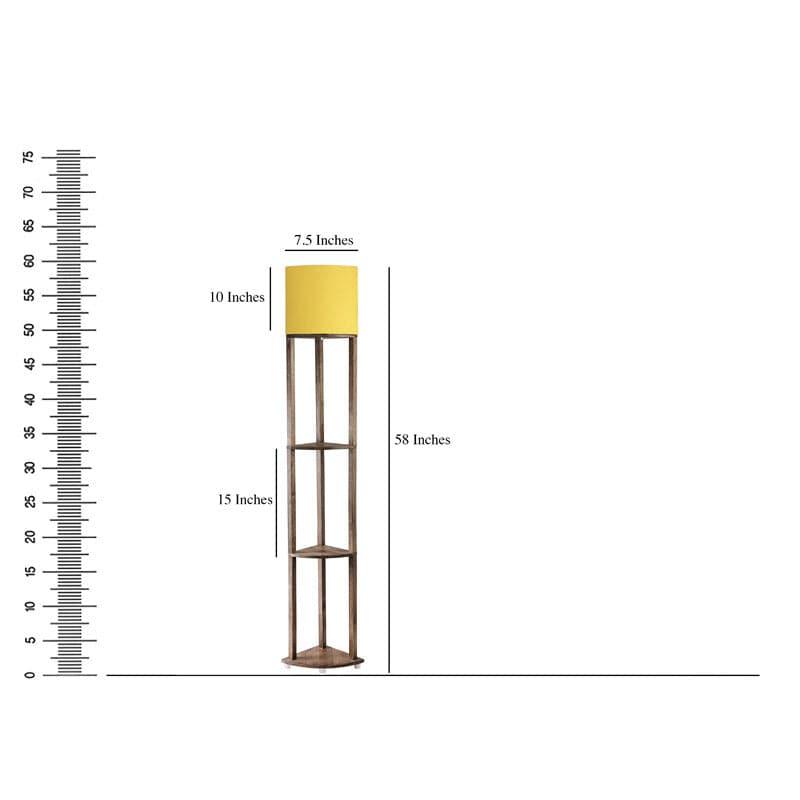 Honey Yuno Floor Lamp With Shelf media 7