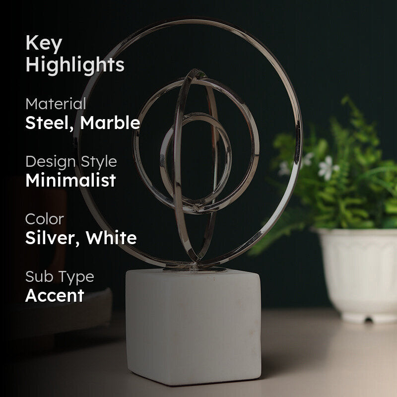 Circle Seam Showpiece - Silver media 2