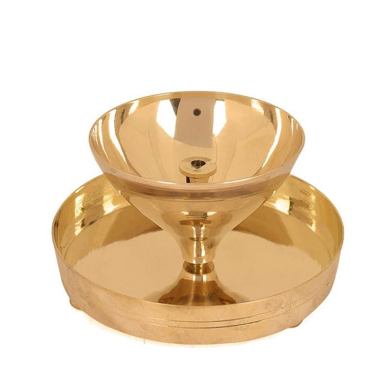 Kanchan Brass Akhand Diya - Small media 3