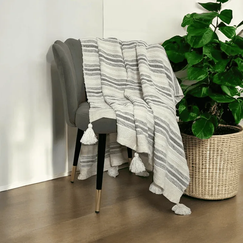 Wave Loom Tufted Throw media 4