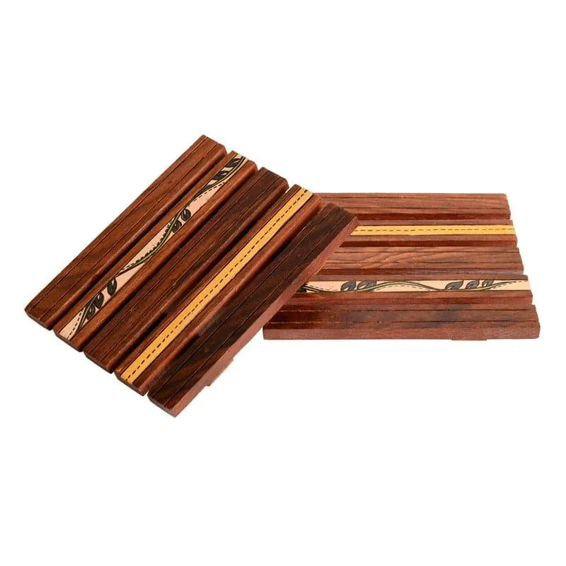 Wood Gala Coaster - Set Of Two media 3