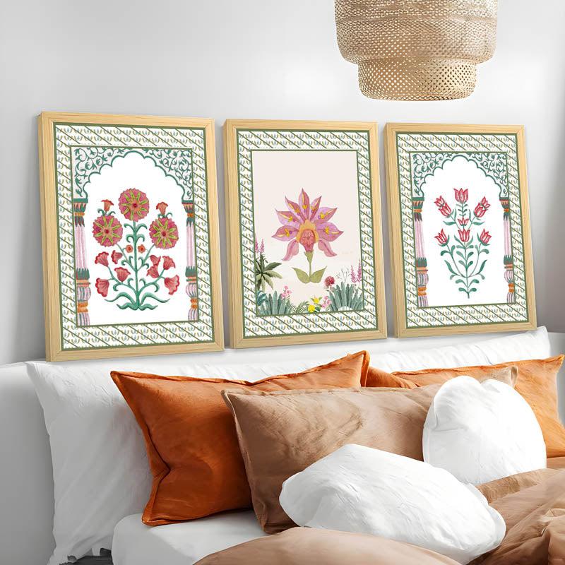 Roha Ethnic Wall Art - Set Of Three media 4