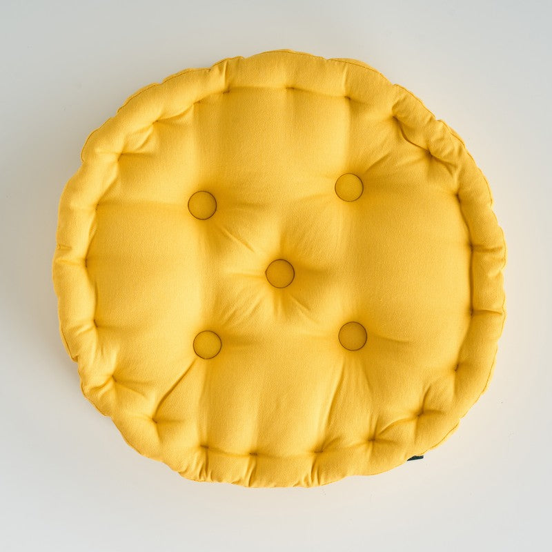 Aidan Floor Cushion (Mustard Yellow) - Set Of Three media 2