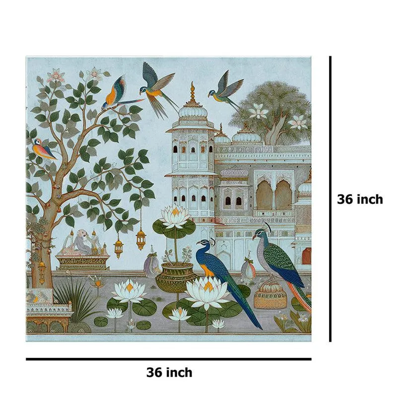 Lush Foliage & Historic Charm Wall Painting media 8