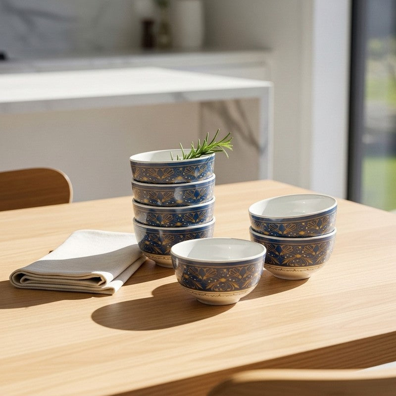Oprah Melamine Snack Bowls (140 mL Each) - Set of Six - 140 mL